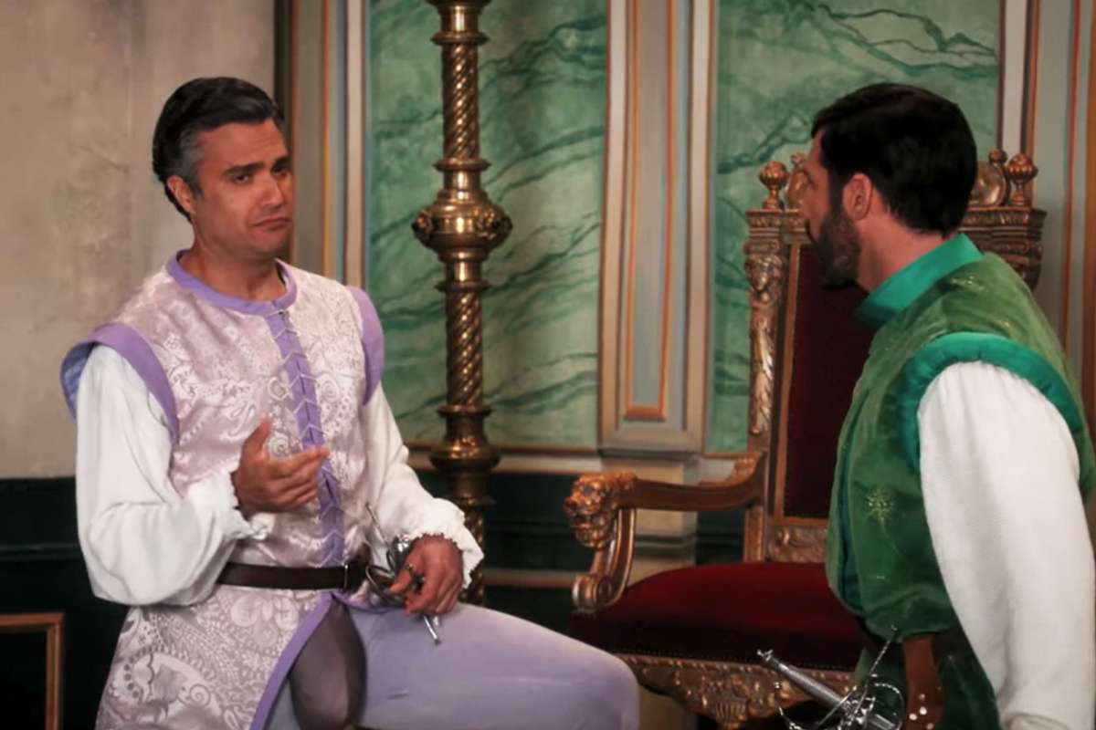 Tiago with King Fernando